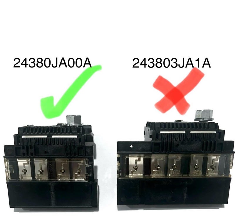 EAPP 24380JA00A / 24380-JA00A 5 Circuit Fusible Fuselink Fuse with 243407F000 Battery Terminal Compatible Replacement for Nissan Altima (07-12) Maxima (09-14) Murano (09-14) and Teana (08-12) - Image 3